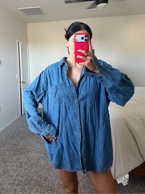Vintage denim button down